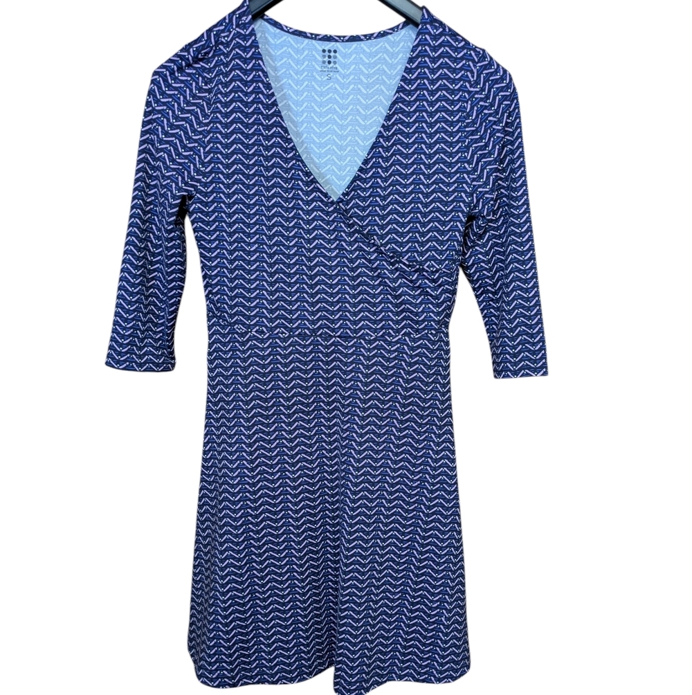 Title Nine Dream Wrap Dress Purple Size Small